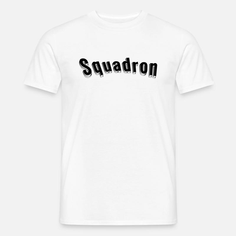 Squadron - Männer T-Shirt - Weiß