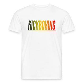 KICKBOXEN BOXER GESCHENK SPORT BELGIEN - Männer T-Shirt - Weiß - Vorne - AI Model Male 178 dark (178cm)