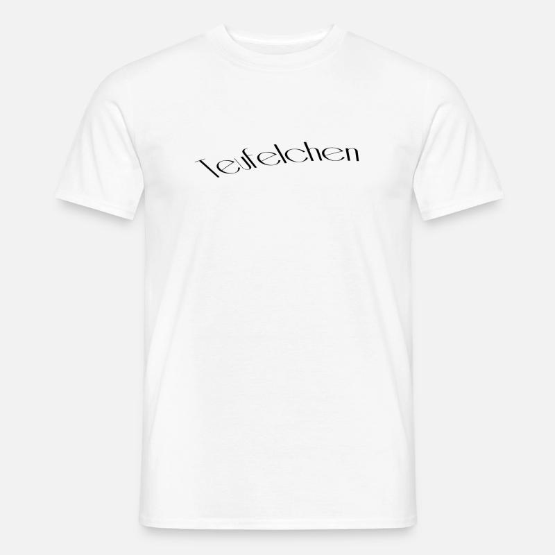 Teufelchen - Männer T-Shirt - Weiß