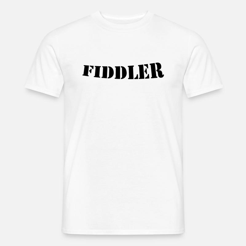 Fiddler - Männer T-Shirt - Weiß