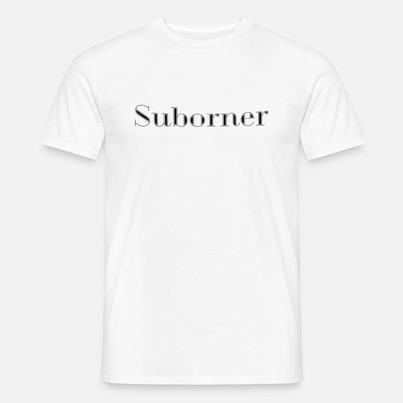 Suborner - Männer T-Shirt - Weiß