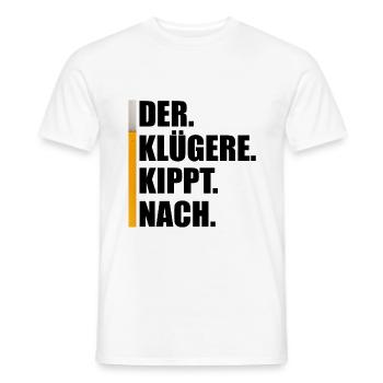 BEER SAUF TEAM - Men's T-Shirt - white - Front - AI Model Male 178 dark (178cm)