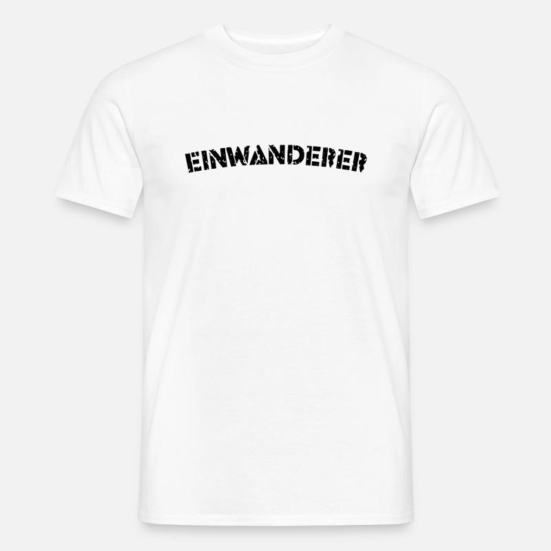 Einwanderer - Männer T-Shirt - Weiß