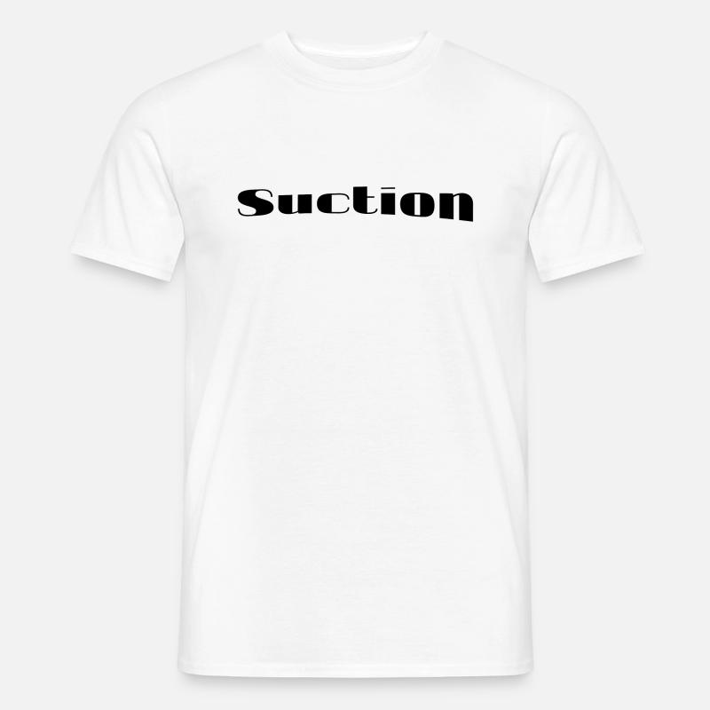 Suction - Männer T-Shirt - Weiß