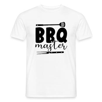 Maître BBQ - T-shirt homme - blanc - Devant - AI Model Male 178 dark (178cm)