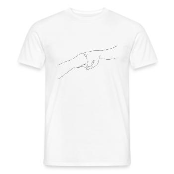 Faust - T-shirt homme - blanc - Devant - AI Model Male 178 dark (178cm)
