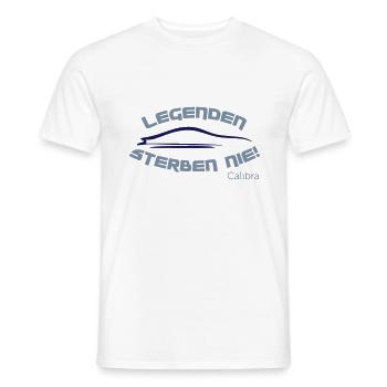 Calibra Legende - Männer T-Shirt - Weiß - Vorne - AI Model Male 178 dark (178cm)