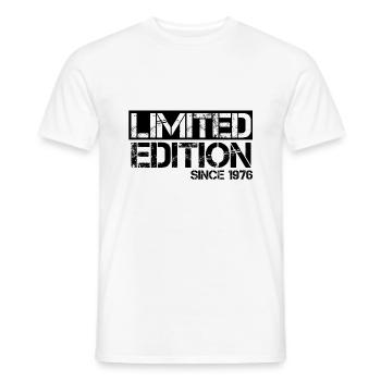Limited Edition 1976 Birthday birth year birth - Men's T-Shirt - white - Front - AI Model Male 178 dark (178cm)