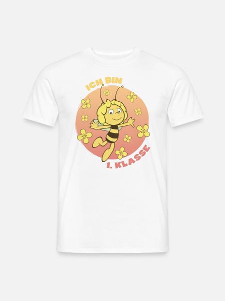 Biene Maja Ich bin 1. Klasse - Männer T-Shirt - Weiß
