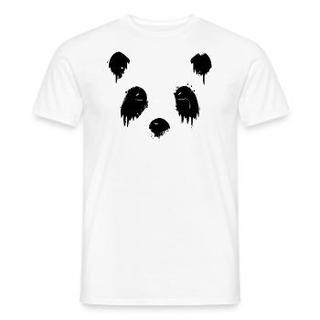 trauriger Panda - Männer T-Shirt - Weiß - Vorne - AI Model Male 178 dark (178cm)