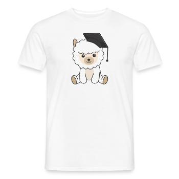 Kids Kindergarten nailed it Alpaka Graduation - Männer T-Shirt - Weiß - Vorne - AI Model Male 178 dark (178cm)