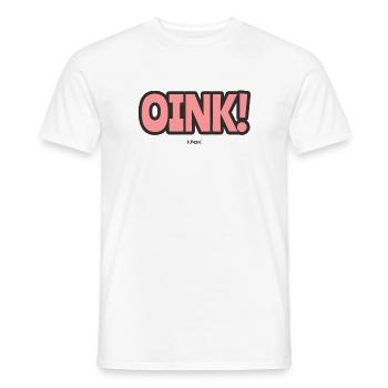 Grogner comme un cochon - T-shirt homme - blanc - Devant - AI Model Male 178 dark (178cm)