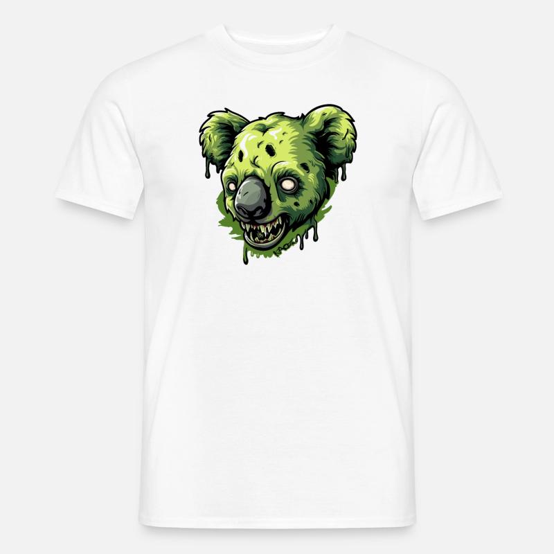 Zombie Koala - Männer T-Shirt - Weiß