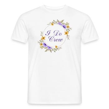 I Do Crew | Junggesellinnenabschied | Team Braut - Männer T-Shirt - Weiß - Vorne - AI Model Male 178 dark (178cm)