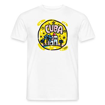 Niedliches Kuba - Männer T-Shirt - Weiß - Vorne - AI Model Male 178 dark (178cm)