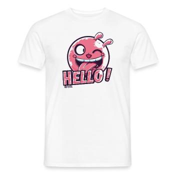Vilain petit monstre, bonjour - T-shirt homme - blanc - Devant - AI Model Male 178 dark (178cm)