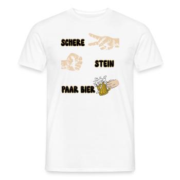  - Bierliebhaber - Männer T-Shirt - Weiß - Vorne - AI Model Male 178 dark (178cm)
