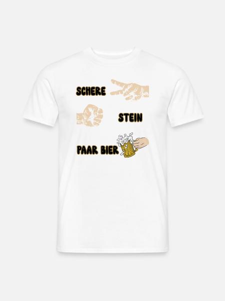  - Bierliebhaber - Männer T-Shirt - Weiß