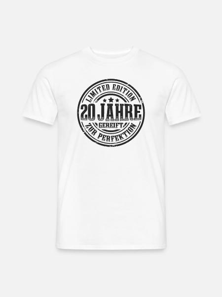 20. Geburtstag Limited Edition Lustig 20 Jahre - Männer T-Shirt - Weiß