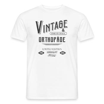 Orthopäde Vintage - Männer T-Shirt - Weiß - Vorne - AI Model Male 178 dark (178cm)