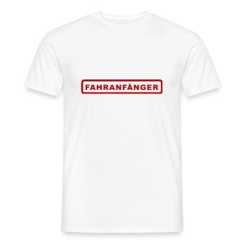 Fahranfänger - Fahrschule, Führerschein - Männer T-Shirt - Weiß - Vorne - AI Model Male 178 dark (178cm)