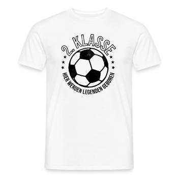 Fußball Unterhaus 2. Klasse Meistertitel Meister - Männer T-Shirt - Weiß - Vorne - AI Model Male 178 dark (178cm)