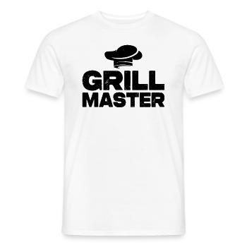 Grill Master - Grillen BBQ Grillmeister - Männer T-Shirt - Weiß - Vorne - AI Model Male 178 dark (178cm)