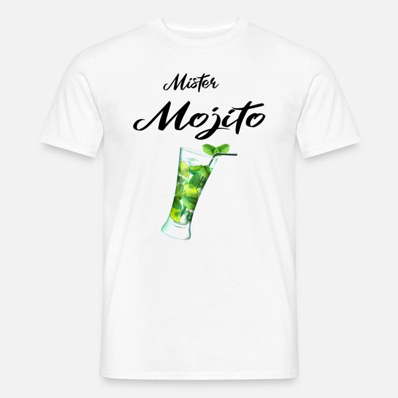 Herr Mojito - Männer T-Shirt - Weiß