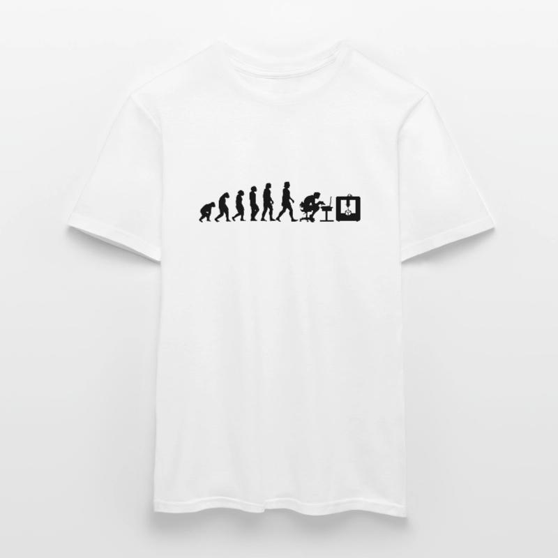 3D printer evolution print hobby gift idea Men’s T-shirt