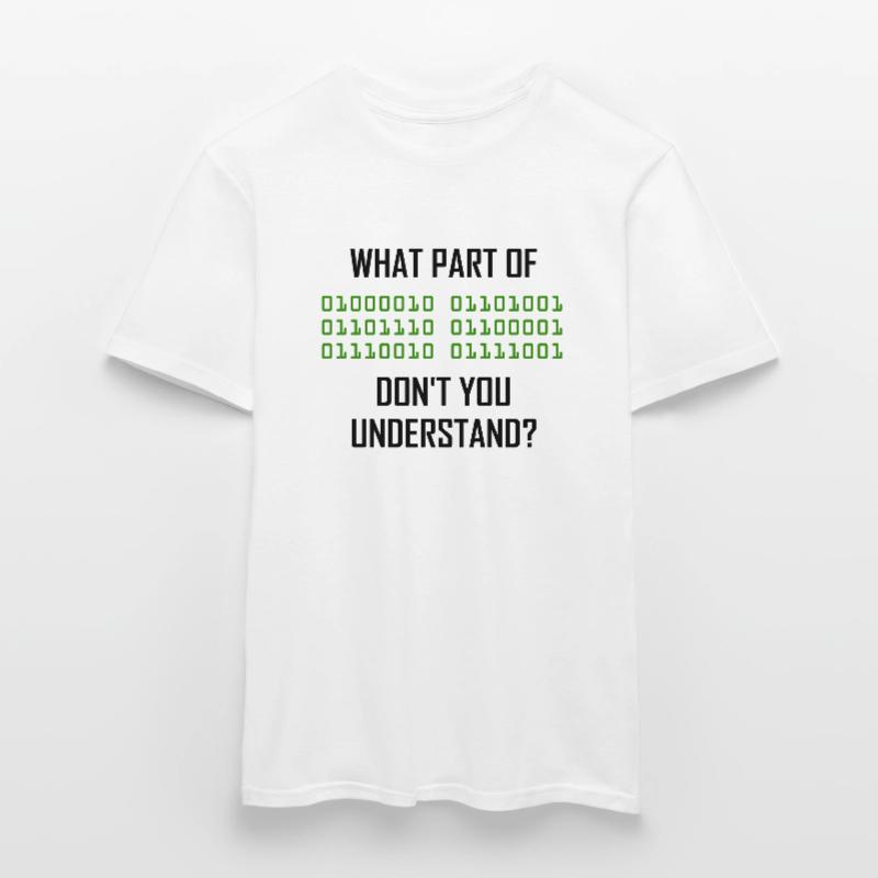 Binary system programmer computer science nerd Men's T-Shirt