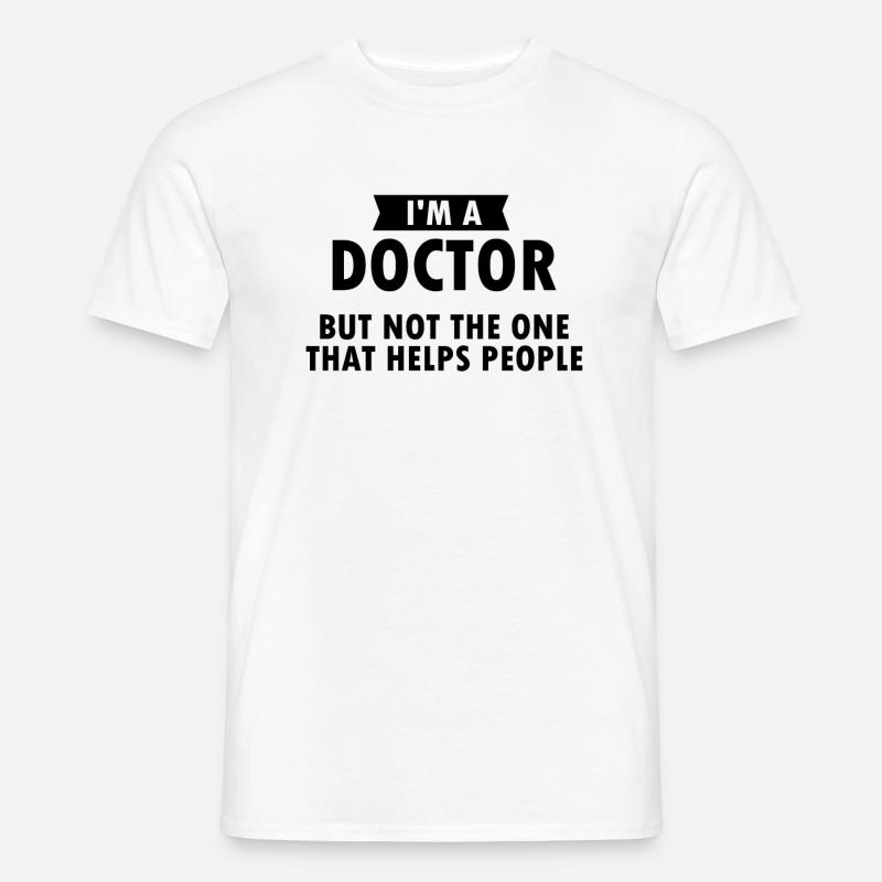 Mathématicien Docktor Docktor Mathe Student - T-shirt homme - blanc