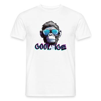 Cooler Gorilla - Männer T-Shirt - Weiß - Vorne - AI Model Male 178 dark (178cm)