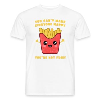 No puedes hacer felices a todos. No eres papas - T-shirt homme - blanc - Devant - AI Model Male 178 dark (178cm)