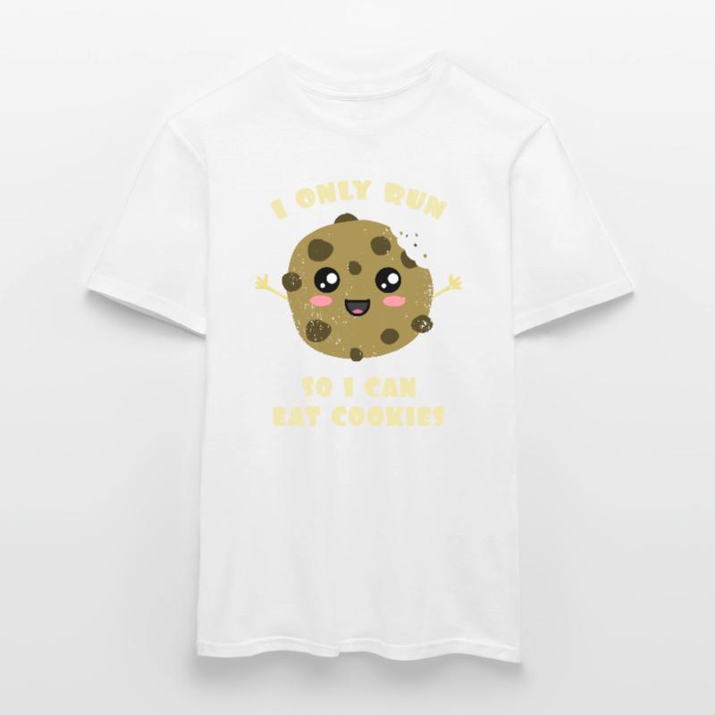 Solo corro para poder comer galletas T-shirt homme