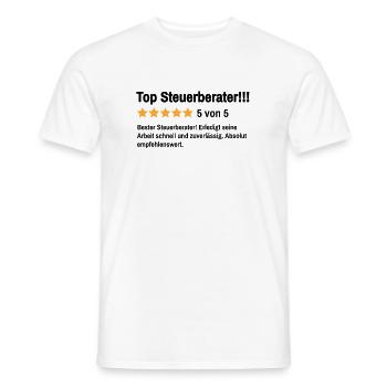 Steuerberater Finanzen Lustiger Spruch Steuern - Männer T-Shirt - Weiß - Vorne - AI Model Male 178 dark (178cm)