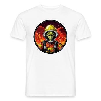Brigade de pompiers étrangers - T-shirt homme - blanc - Devant - AI Model Male 178 dark (178cm)