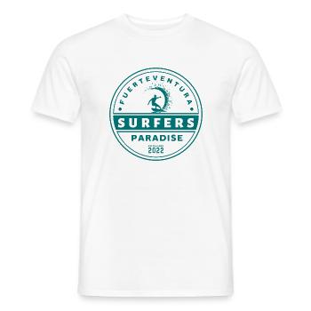 Fuerteventura - Surfers Paradise - Männer T-Shirt - Weiß - Vorne - AI Model Male 178 dark (178cm)