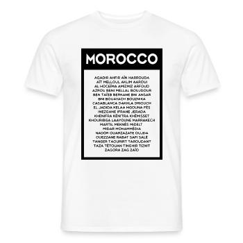 Marokkanische Stadt - Männer T-Shirt - Weiß - Vorne - AI Model Male 178 dark (178cm)