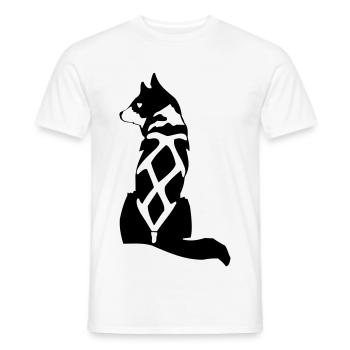 Yukon Quest - Schlittenhund (1) - Männer T-Shirt - Weiß - Vorne - AI Model Male 178 dark (178cm)