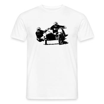 Sidecar Moto Cross - Männer T-Shirt - Weiß - Vorne - AI Model Male 178 dark (178cm)
