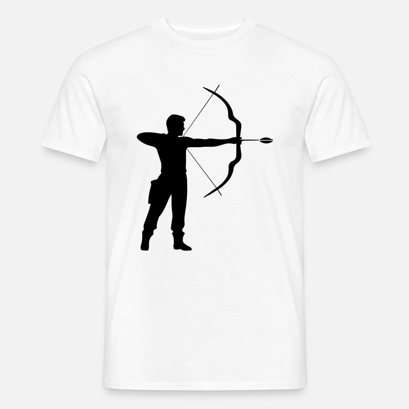 Archery Man Icon - Men's T-Shirt - white