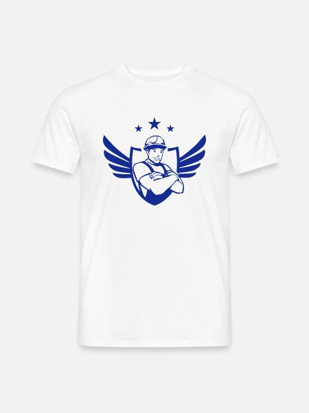 Craftsman - Männer T-Shirt - Weiß