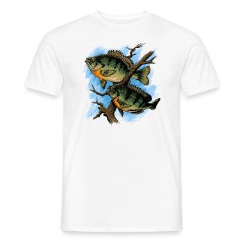 Crapet Arlequin Illustration Pêche Pullover conception - T-shirt homme - blanc - Devant - AI Model Male 178 dark (178cm)