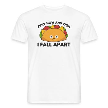Taco Every now & then I fall apart Cinco - T-shirt homme - blanc - Devant - AI Model Male 178 dark (178cm)