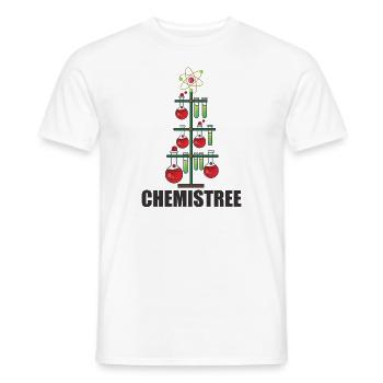 Oh Chemistree Noël Pour les professeurs de chimie - T-shirt homme - blanc - Devant - AI Model Male 178 dark (178cm)
