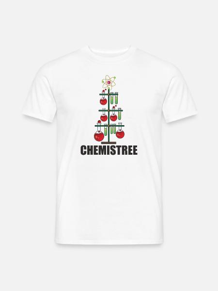 Oh Chemistree Weihnachten Für Chemie Lehrer - Männer T-Shirt - Weiß