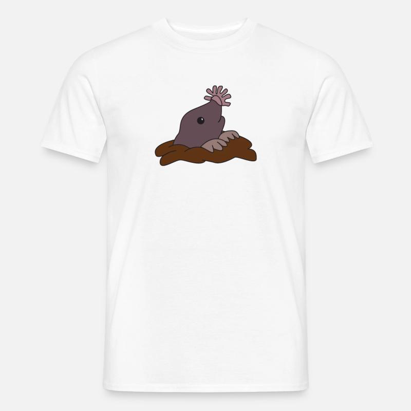 Star Mole Stars Mole Sweet Mole - Men’s T-shirt - white