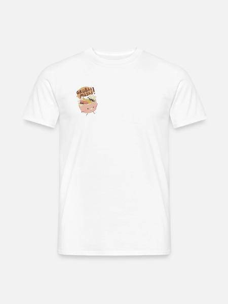 Grüßli Müsli!  - Männer T-Shirt - Weiß