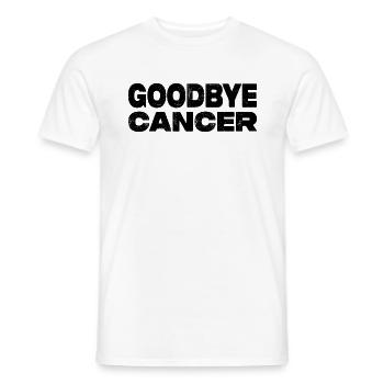 Goodbye Cancer - Krebs Überlebender - Männer T-Shirt - Weiß - Vorne - AI Model Male 178 dark (178cm)