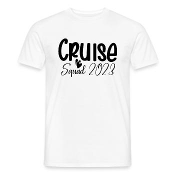 Cruise Squad 2023 - Männer T-Shirt - Weiß - Vorne - AI Model Male 178 dark (178cm)